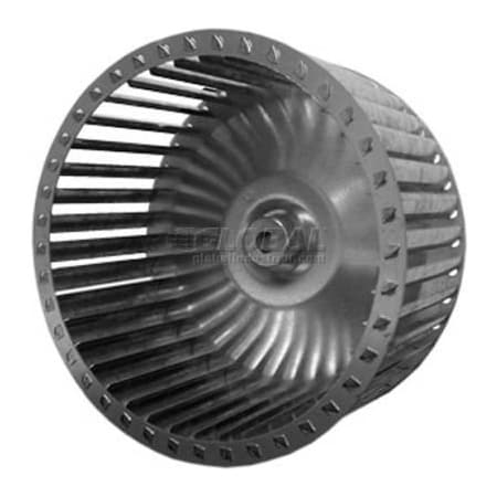 Single Inlet Blower Wheel, 6-5/8in Dia., CW, 4000 RPM, 5/16in Bore, 1 -7/16inW